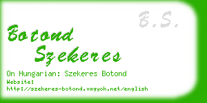 botond szekeres business card